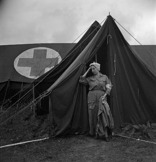 44th Evacuation Hospital. Normandy, France, 1944.