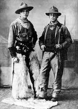 Old West cowboys real photo