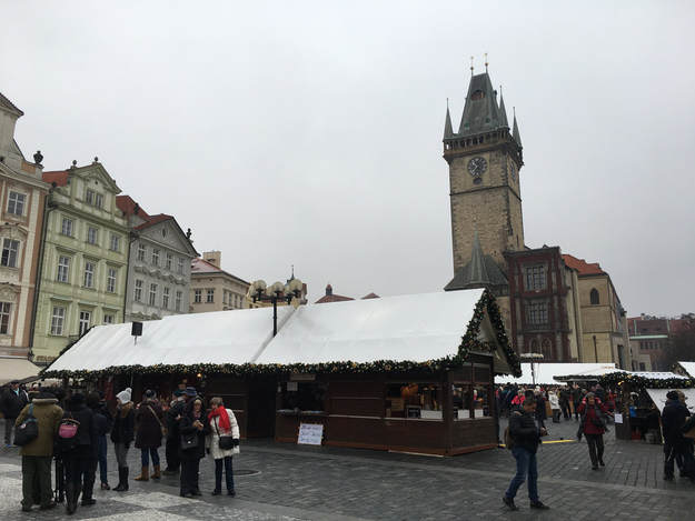 Prague, Old Town Square, Christmas Market.