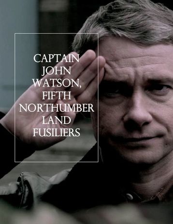 Martin Freeman as John Watson in the BBC series 